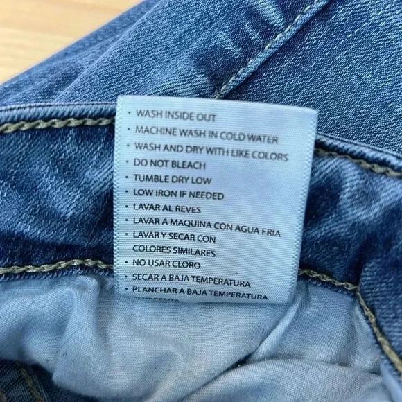 Kancan Ollie Jeans Sz 9/28 High Rise Ankle Skinny Buttonfly Raw Edge Hem KC8568D - Picture 13 of 14